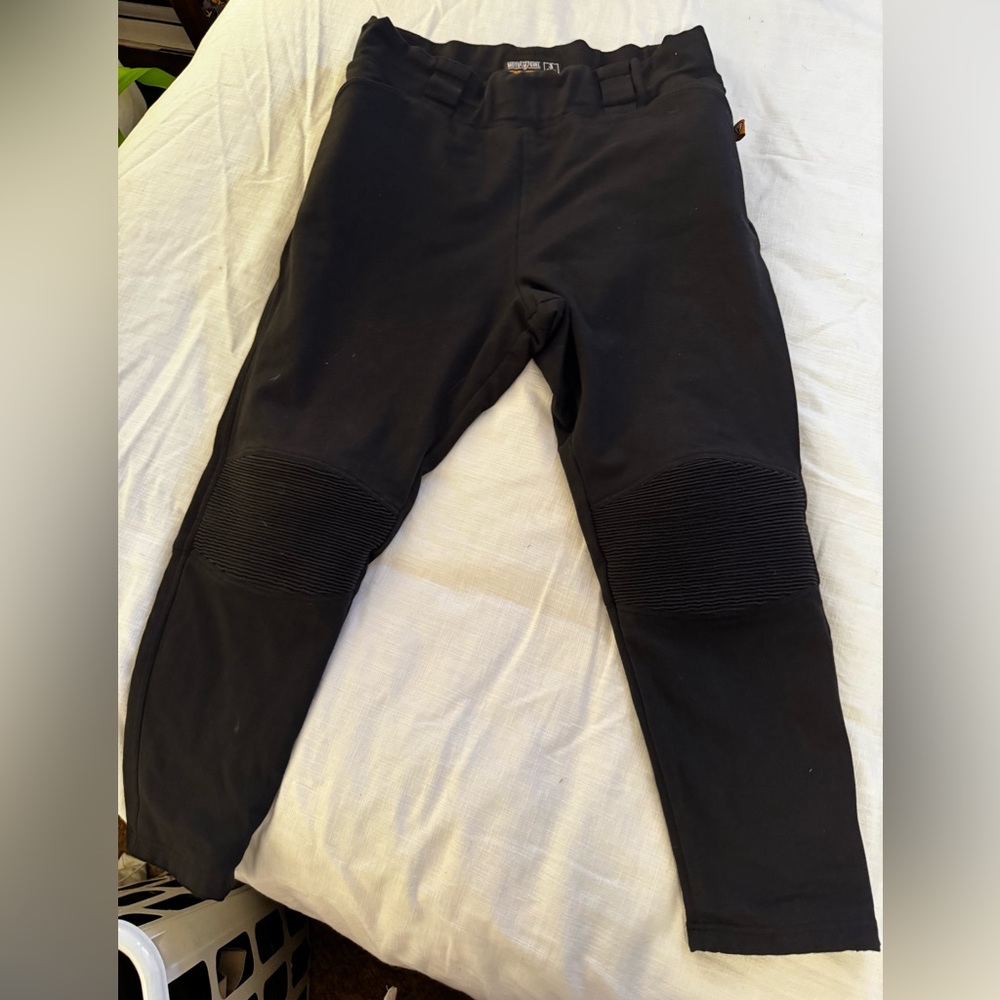 MotoGirl Moto Ribbed Motorcycle Leggings